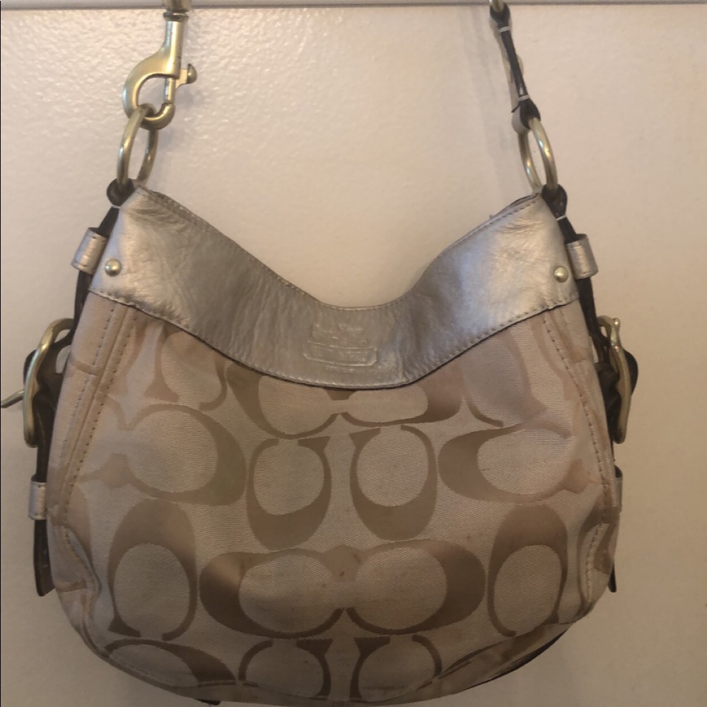 Coach purse - gold